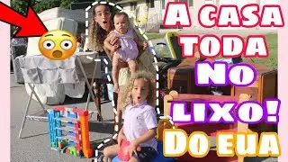 😮 LIXO DOS ESTADOS UNIDOS! TUDO DA CASA NO LIXO! 😮