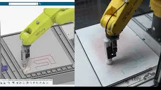 Industrielle Robotik: Offline-Programmierung und Simulation - Fallstudie Klebeauftrag