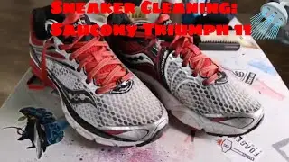 Чистка кроссовок: Saucony Triumph 11