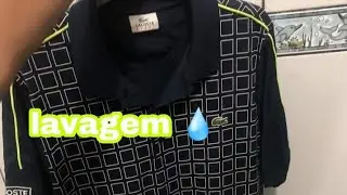COMO LAVAR Camisa Sport LACOSTE -Polo Quadriculada 🐊