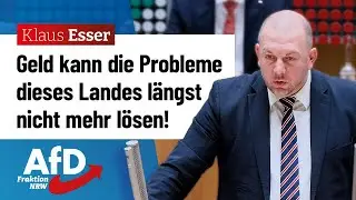 Geld kann die Probleme dieses Landes nicht mehr l&ouml;sen! &ndash;&nbsp;Klaus Esser (AfD)