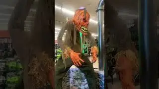 Spirit Halloween 2022 Possessed Pumpkin In Store Demo