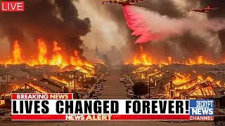 CHILE IN CRISIS: Concepci&oacute;n Burns With Huge Fires as 1000s Rush to Escape! City in Panic and Grief!