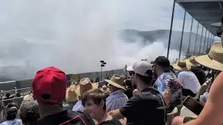 Summernats 38 Burnout Qualifying: MASSIVE Smoke, Tyre Fires & Carnage! 🔥 Raw Footage in 40°C Heat