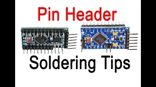 Soldering Pin Headers - Tips & Tricks (4K)