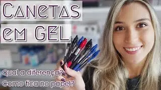 CANETAS EM GEL / APAGÁVEIS x ESFEROGRÁFICAS - Bibiane Papelaria