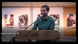 Discours de Fr&eacute;d&eacute;rick MATHIS, lors de l'anniversaire de ETRE Lahage, le 27/10/22.
