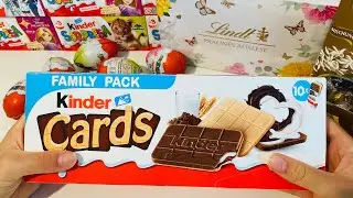 German Kinder Cards ASMR Unboxing 