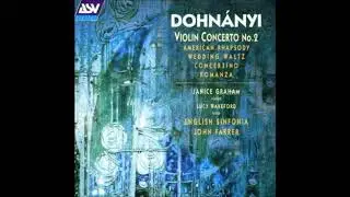 Ernő Dohnányi : Concerto No. 2 in C minor for violin and orchestra Op. 43 (1949-50)
