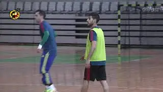 Europeo de Fútbol Sala: Entrenamiento de los Porteros de la Selección Española