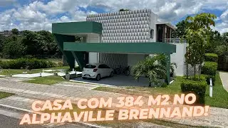 Casa de Alto Padrão com vista para a Mata e 387 m2 no Alphaville Francisco Brennand por R$ 2.990M