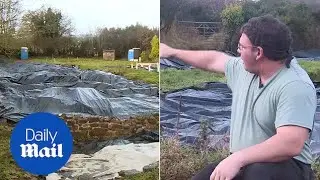 History buff finds ancient industrial city of Trellech in Wales - Daily Mail