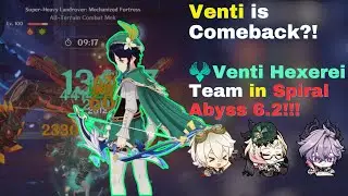 Venti DPS Is Back?! | Hexerei Secret Rite Team Destroys Spiral Abyss 6.2 Floor 12 Chamber 1