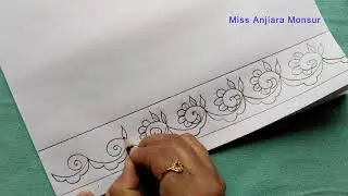 Awesome Hand Embroidery Pattern,Embroidery Design,Miss Anjiara Monsur's Design,#Miss_M