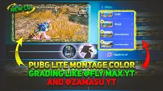 PUBG LITE MONTAGE COLOR GRADING LIKE @flymaxyt and @TruthsOfTrade 🔥 | BGMI MONTAGE COLOR GRADING