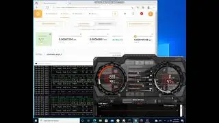 Ergo Autolykos Mining Hashrate up to 250 MHs Overclocking MSI AFTERBURNER using 1 GPU RX Vega 56