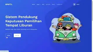 Website Laravel SPK SAW-Sistem Pendukung Keputusan Pemilihan Tempat Liburan