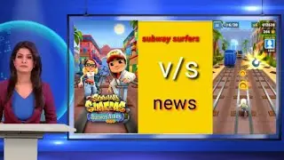 Subway Surfers Game vs news ! Android Gameplay!!