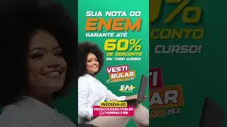 Sua nota do ENEM garante at&eacute; 60% off #shorts #fai #faculdadeirece #irece