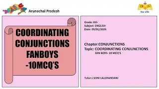 (06th English AR)Coordinating Conjunctions