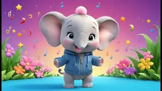 Elephant 1 to 10 Song | Fun Counting Nursery Rhyme for Kids | Baby Learning Song