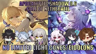 Apocalyptic Shadow 3.6: Saber/Castorice NO LIMITED EIDOLONS/LIGHT CONES | Honkai: Star Rail