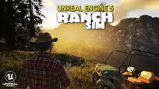 RANCH SIMULATOR First Gameplay in Unreal Engine 5 | New Realistic Survival Game RTX 4090 4K