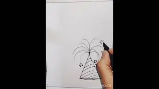 easy crackers drawing from triangle #easy #how #ytvedio#trending
