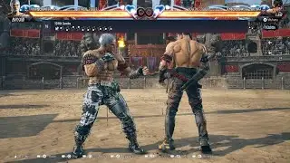 Marshall Law 10 hit combo - Tekken 8  @TekkenKneeFull