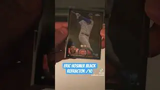 Chicago Cubs legend Eric Hosmer on the Topps Chrome Sapphire Black Refractor /10 #toppschrome #mlb
