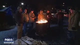 Group braves dangerous temps to raise money for homeless vets | FOX6 News Milwaukee