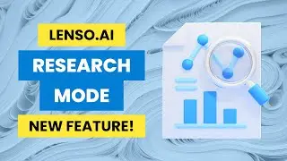 Research Mode on lenso.ai | Get More Results in the Same Search