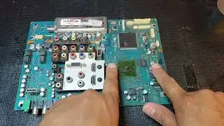 Reparación de pantalla SONY BRAVIA con imagen congelada..y falla de audio