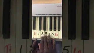 Lift Every Voice and Sing pt 1 for pre school keyboard students
