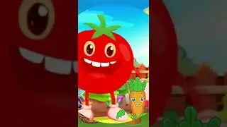 🌈 Vegetables song| learn colors with vegetables #shorts #kidssongs #kidslearning #educationalvideo