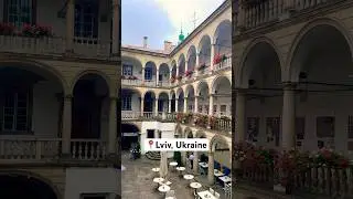 🌹Italian Courtyard in Lviv &ndash; Hidden Gem of the Old Town #shorts #travel #ukraine #history #oldtown
