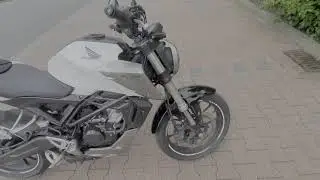 Honda CB125R Walkaround,  start up and sound