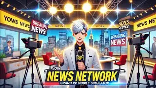 How to get News Network job in Grand Mobile RP simulator☺️100% real| Hindi explanation🤗 #grandmob 