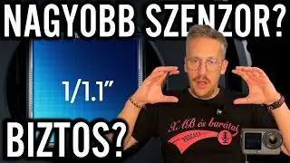 DJI Action 6 - tényleg nagyobb lett a szenzor? Nem egyértelmű...