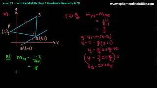 SPM Add Math How to answer paper 2 Straight line Question