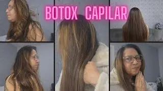 Fiz Botox capilar-Veja o resultado antes e depois. 