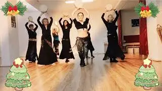 Merry Christmas dance  - Tambourine Moon Dialect in Frankfurt  