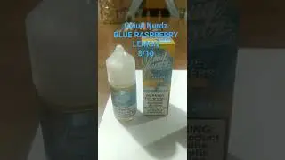 Review of Cloud Nurdz iced salts Blue RASPBERRY Lemon