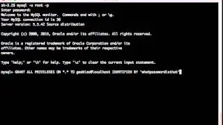 MySQL Create Root Privileges User Account
