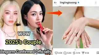 Agency Confirmed! Lingling Kwong Finally Shared Her Wedding Ring with Orm Kornnaphat on IG