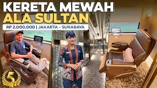 RP 2.000.000 KERETA FIRST CLASS ‼️ Jakarta - Surabaya Naik Kereta Api TERMAHAL Untuk Saat Ini .