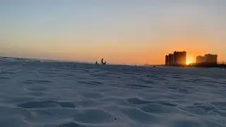 Sunset at Dog Park East