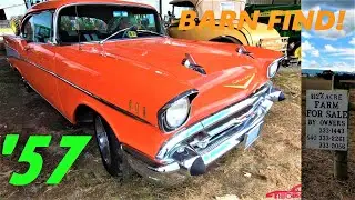 1957 Chevy Barn Find -  Hasn't Been Started in 25 YEARS!
