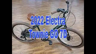 2022 Electra Townie Go  7D walkaround with specs and actual weight of the bike fully built
