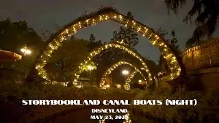 Storybook Land Canal Boats (Nighttime) Disneyland May 23, 2025